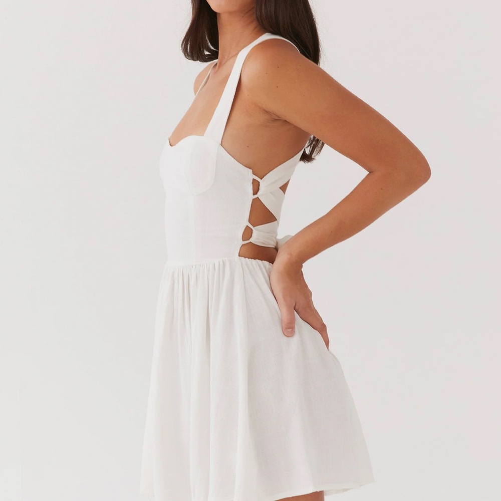 Peppermayo White Mini Dress - Picture 3 of 3